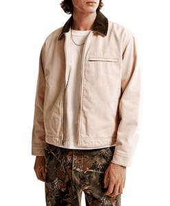 Chaqueta de Trabajo Regular para Hombre, con Capucha, Impermeable, Resistente al Viento, 100% Algodón Twill, con Logotipo Frontal - Product Image 1