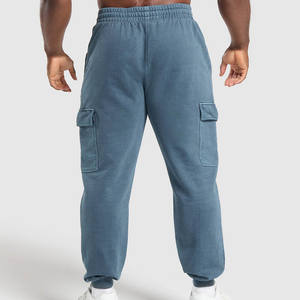 New High Quality Men's Quick Dry Washed Jogger For Men Breathable <b>Elasticated</b> <b>Waistband</b> & <b>Elasticated</b> Cuff With Side Pockets - Product Image 2