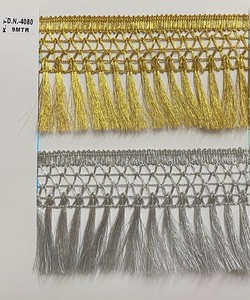 Cintas y cordones tejidos a mano personalizados en tonos pastel con flecos para diseñadores de vestidos y reventa - Product Image 3