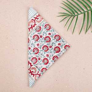 Pañuelo de Algodón Estampado a Mano, Ligero y Suave, Pañuelo de Cuello Unisex Estilo Boho, Regalo Ecológico - Product Image 4