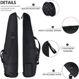 Estuche de Moda Grande de Poliéster Suave OEM con Correa de Hombro Ajustable, Cierre de Cremallera con Pestillo y Bolsillo para Accesorios - Product Image 4