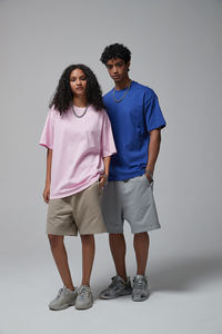 Heavyweight Streetwear <b>T</b> <b>Shirt</b> 275 Gsm <b>Plain</b> Tshirts Unisex Drop Shoulder <b>Oversized</b> TShirt Street Style <b>T</b>-<b>shirt</b> for men - Product Image 4