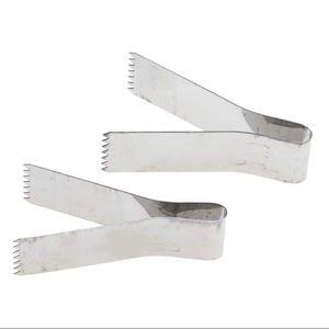 คีมคีบขนมทำจากโลหะแบบทันสมัยอุปกรณ์สำหรับเสิร์ฟแบบบุฟเฟต์ขนมปังเค้กสลัดบาร์บีคิวเครื่องครัวทำอาหารทนทานคลิปหนีบอาหาร - Product Image 1