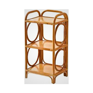 Table d'appoint en rotin Livraison rapide Étagère en rotin Meubles vintage faits à la main Logo personnalisé Fabriqué au Vietnam Fabricant - Product Image 2