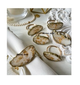 Anillo de Servilleta Decorativo para Mesa de Comedor de Resina Hecho a Mano con Forma Personalizada de Calidad Exclusiva por Home Arts - Product Image 2