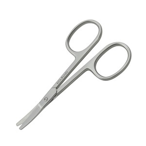 Professional 420 J2 9cm Stainless Steel Baby Nail <b>Scissors</b> High Quality <b>Safety</b> Blunt Curved for Manicure Pedicure Cuticle - Product Image 3