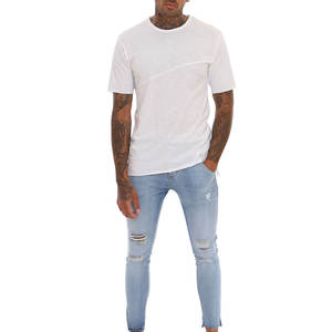 Quality Unisex <b>Ringer</b> <b>T</b>-<b>Shirt</b> Classic Style Printed Wholesale <b>T</b>-<b>Shirt</b> Striped Tee for Men - Product Image 6