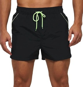 Printemps été poches décontractées pantalons Shorts boutons courts hommes musculation shorts pour hommes coton lin shorts de course - Product Image 5