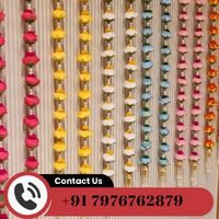 Guirlande de fleurs artificielles pour la décoration de fête de mariage indien Mandap Home Festival Stage Event et Backdrop Celebration