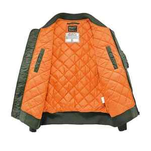 Chaqueta bomber de satén de estilo callejero para hombre, superventas de 2024, chaqueta recortada gruesa de invierno a la moda al por mayor - Product Image 6