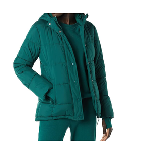Veste matelassée d'hiver pour femmes nouvelle mode manteau à bulles uni imprimé logo personnalisé OEM vente en gros veste en duvet rembourrée - Product Image 2