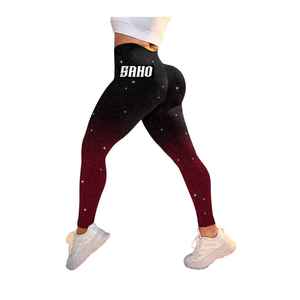 <b>Fan</b> design GAA leggings with quick dry sublimated graphics and logo details OEM MOQ Pakistan - Product Image 3