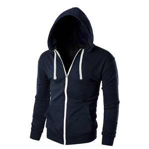 Sweat à capuche zippé pour femme basique veste à capuche légère à manches longues coupe ample sweats minces avec poches sweats à capuche zippés - Product Image 5