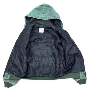 Vente en gros Service OEM Meilleure conception Sweats à capuche vintage 100% coton pour hommes Col à capuche léger pour l'hiver - Product Image 3