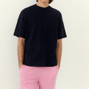 Sustainable Summer Wear <b>Drop</b> Shoulder Hot Selling 100% Cotton Men's T-Shirt OEM Service Cheap Price Knitted T Shirts From BD - Product Image 5