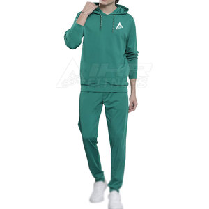 Chándal deportivo de algodón 100% personalizable para hombre, ropa deportiva de invierno transpirable, venta al por mayor - Product Image 1