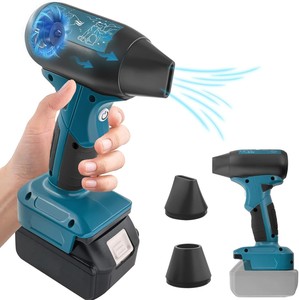 Souffleur industriel sans fil haute performance 380W, souffleur de poussière à fort débit d'air, déshumidificateur, portable, alimenté par batterie <span class=keywords><strong>18V</strong></span> - Product Image 2