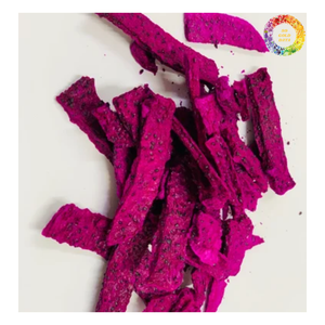 Cubes de fruits du dragon rouges lyophilisés, Pack de collations FD aux fruits du dragon rouge, Pitaya rouge lyophilisé/Cubes de fruits du dragon à vendre - Product Image 1