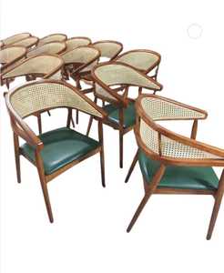 Silla de ratán con acabado ecológico para restaurante, cafetería y hotel - Product Image 1