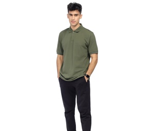 Vêtements décontractés hommes polos vente chaude nouveau design logo personnalisé couleur unie respirant doux confortable polos pour hommes OEM - Product Image 3