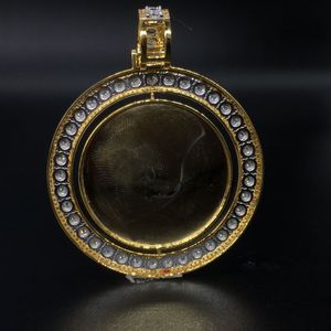 Pendentif en diamant rond en or jaune 10 carats de 2.14 carats, bijoux en forme d'étoile avec diamants de 2.14TCW - Product Image 2