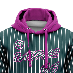 Sweat à capuche en molleton de coton épais pour hommes, vêtements d'hiver avec impression par sublimation personnalisée, impression en relief, sweats à capuche non définis - Product Image 2