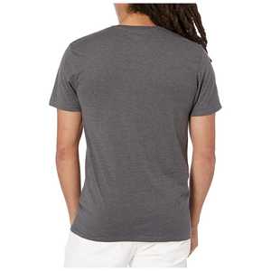 T-shirts pour hommes personnalisés avec le logo de votre marque T-shirt noir blanc en coton vierge de haute qualité pour hommes - Product Image 5