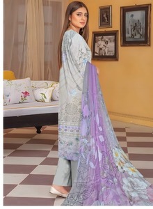 Muy alta calidad paquistaní shalwar kameez exportación calidad shalwar kameez damas pakistaní algodón/césped trajes impresos - Product Image 3