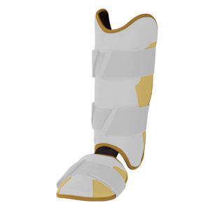 Protège-tibias de baseball en cuir à ajustement rapide avec protection professionnelle pour un soutien rapide des jambes lors des séances d'entraînement et d'échauffement - Product Image 4