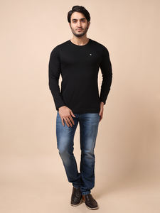 100% algodón negro para hombre para Polo camiseta de moda patrón sólido manga corta suave cómodo ajuste Regular personalizable imprimible - Product Image 2