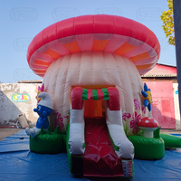 Château gonflable de saut de champignon/Maison gonflable de rebond de château gonflable d'enfants de champignon