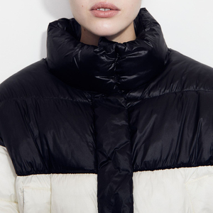 Venta al por mayor de ropa de invierno con logotipo personalizado de talla grande para mujer Chaquetas acolchadas algodón 100% poliéster relleno abrigos de Mujer - Product Image 6