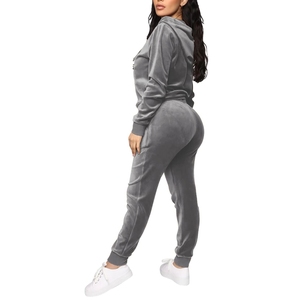 Vente en gros du nouveau survêtement décontracté à capuche respirant pour hommes du dernier hiver Jogging écologique pour grande taille 2026 - Product Image 2