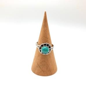 925 bague en argent Sterling massif Style Boho vert Onyx pierres précieuses bijoux classiques faits à la main pour les femmes cadeau de mariage parfait pour maman - Product Image 4