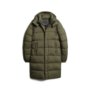 Blouson d'hiver matelassé pour homme 2026, col montant, logo frontal, écologique, léger, streetwear, service OEM personnalisé - Product Image 1