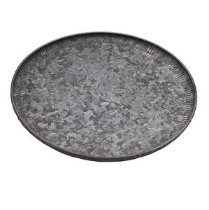 Vente chaude Rouillé Vintage Look Galvanisé Plateau De Service En Métal Pour La Maison Restaurant De Mariage Bar Ferme Parties Plateau De Service - Product Image 1