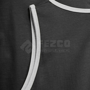 Débardeur de sport personnalisé avec logo, séchage rapide, gilet d'entraînement, vente en gros, débardeur en coton sans manches pour homme, été - Product Image 5