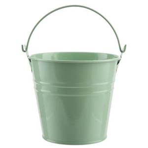 Cubo de cubo de Metal clásico con mango lateral Color rojo para decoración de jardín Interior Maceta Cubos de cubo multiusables - Product Image 3