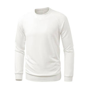 Liso Regular Fit Cuello Redondo Hombres Sudaderas Precio al por mayor Superventas Tamaño personalizado Algodón Mezclado Sudadera DDP Envío - Product Image 1