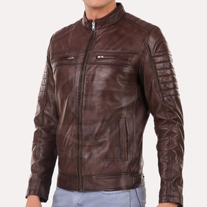 Streetwear Breathable Leather <b>Jacket</b> Plus Size Leather <b>Jacket</b> Fashion Clothing Leather <b>Jacket</b> For <b>Men</b> - Product Image 2