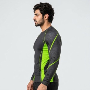 Camiseta Deportiva de Compresión de Manga Larga para Hombre, para Entrenamiento, Fitness, Running, Ciclismo, Surf, Gimnasio - Product Image 5