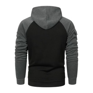 Sudadera con capucha para hombre Hip-Hop Chaqueta de diseño de doble sombrero Cremallera Suelta Moda y moda Casual Sudadera con capucha de color sólido Tops - Product Image 5