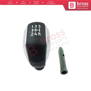 BSP980 ual Gear 5 Speed Shift Stick Knob <b>Styling</b> <b>Head</b> Matt Silver 96738471VV For - Product Image 3