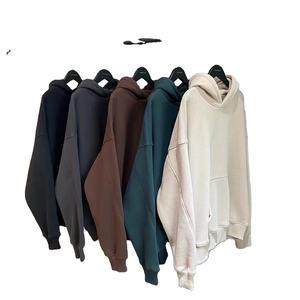 Sudaderas con capucha pesadas de lujo 420gsm Drop Shoulder Baggy Sleeve Sudaderas con capucha para hombre Tallas grandes Vintage Boxy Hoodies - Product Image 1