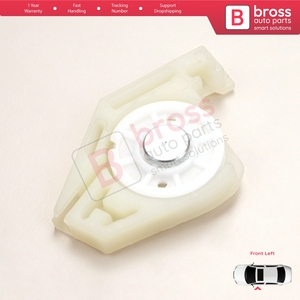 BWR5392 Juego de 2 clips y pasadores de polea de cable para reparación de elevalunas delantero izquierdo para Doblo MK1 MPV Van 119 223 2001-2010 51 - Product Image 4