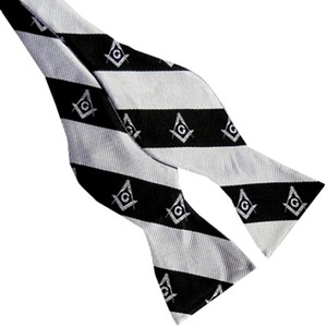 Noeud papillon maçonnique en soie à nouer personnalisé pour hommes (Paypal vérifié) PAR LES MEILLEURS PRODUITS D'ACTION - Product Image 3