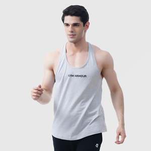 Camiseta Deportiva para Hombre Pro Grip, Color Gris Jaspeado, Transpirable, de Algodón y Elastano, Talla XL, Estilo Casual con Capucha y Diseño Estampado para Verano - Product Image 1