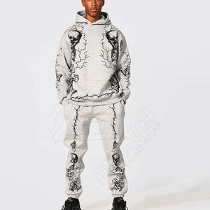 Vente en gros de vêtements de sport bon marché personnalisés de qualité supérieure Survêtements surdimensionnés respirants pour hommes pour le jogging - Product Image 2