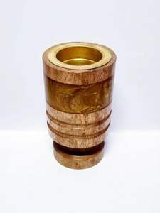 Nouveau brûleur à bakhoor arabe en bois de manguier tendance avec incrustations, pour usage religieux, à prix économiques - Product Image 2