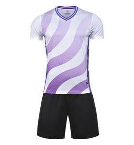 Kits d'entraînement uniformes complets sublimés par logo personnalisé pour enfants Ensemble maillot et short de football Maillots de football - Product Image 2